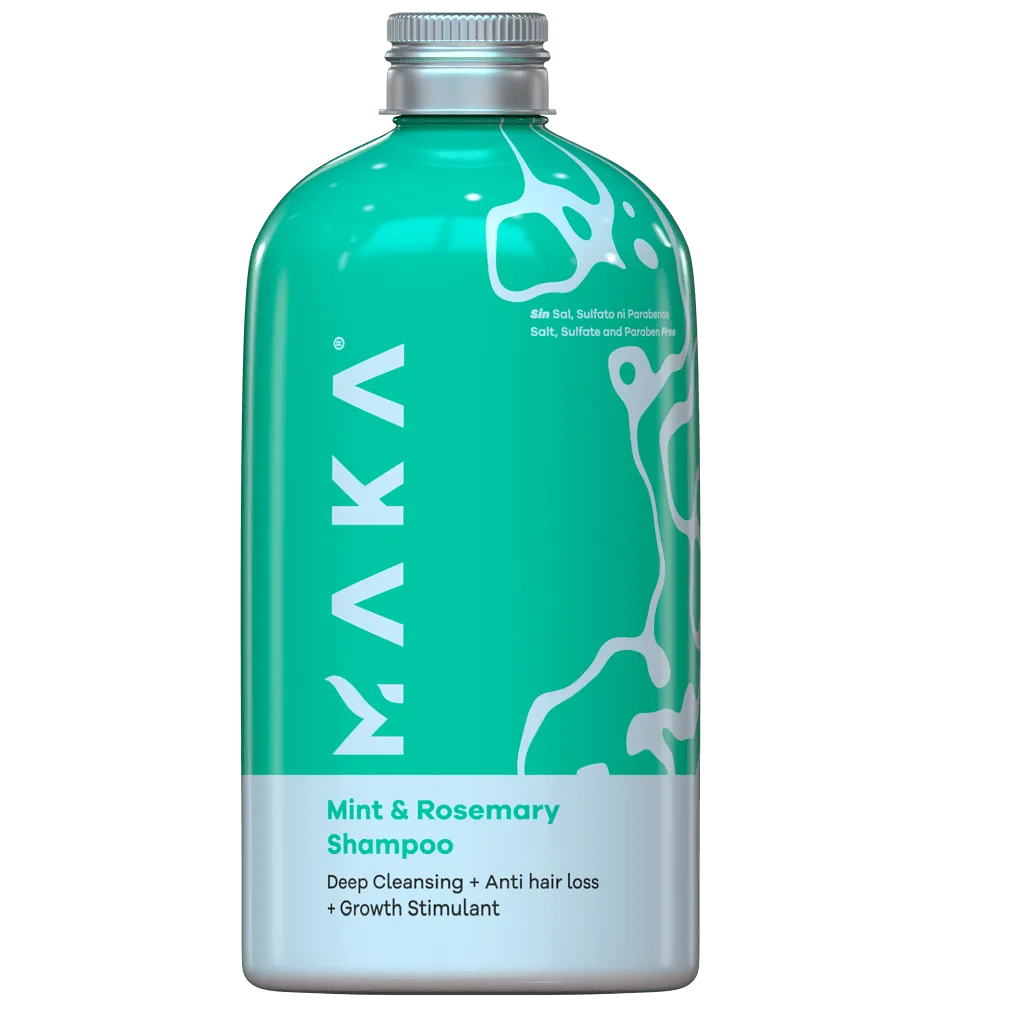 SHAMPOO MAKA MENTA Y ROMERO  16oz