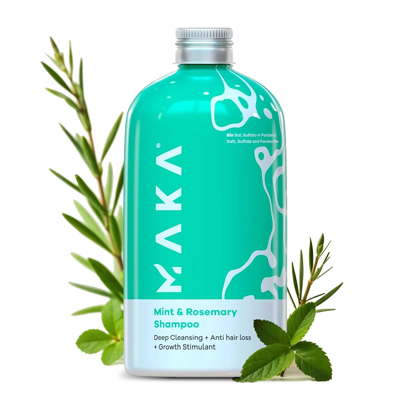 SHAMPOO MAKA MENTA Y ROMERO  16oz