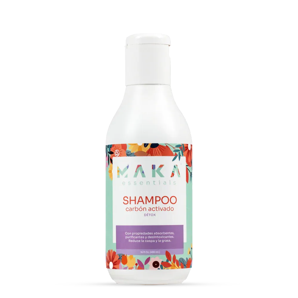 SHAMPOO MAKA CARBÓN ACTIVADO 16oz