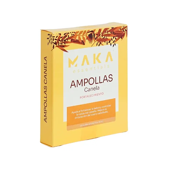 AMPOLLA MAKA CANELA 15ML 4 PAC