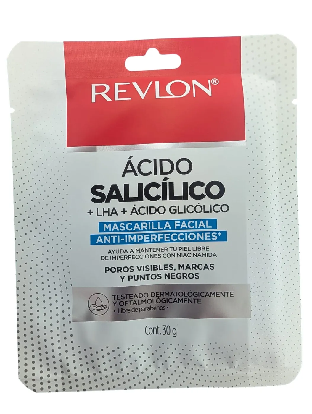 REVLON MASCARILLA FACIAL ACIDO SALICILICO+GLICOL 1UND