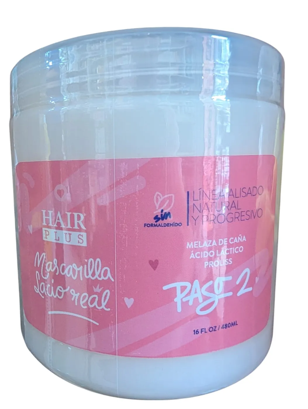HAIR PLUS MASCARILLA  LACIO REAL 16oz