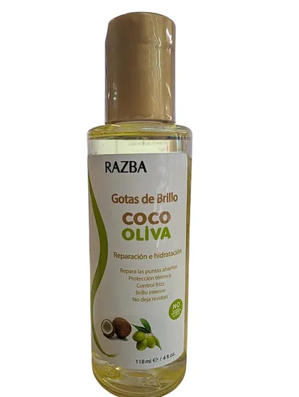 GOTAS BRILLO COCO OLIVA RAZBA 4 OZ