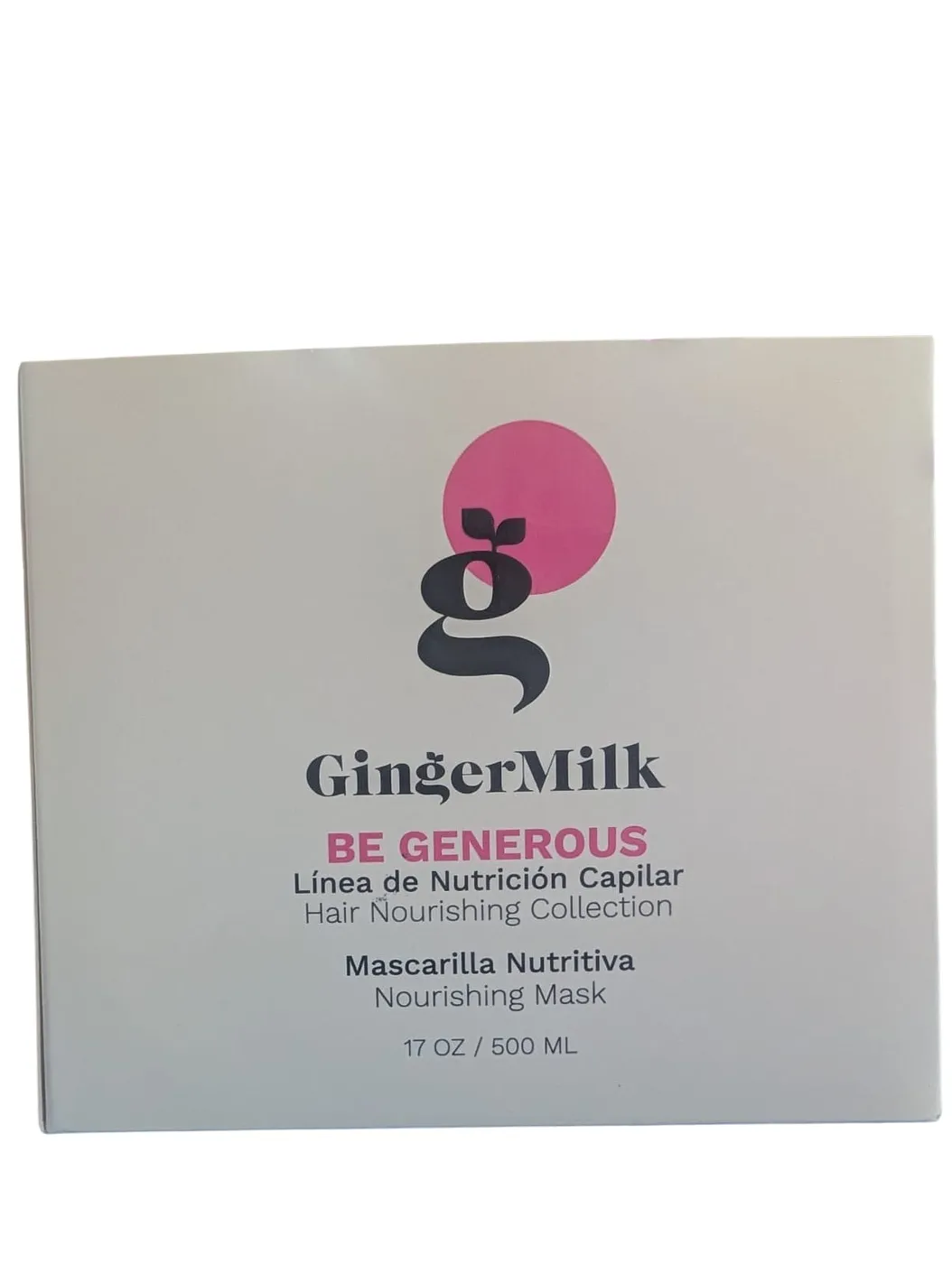 GINGER MILK MASCARILLA BE GENEROUS  17 oz