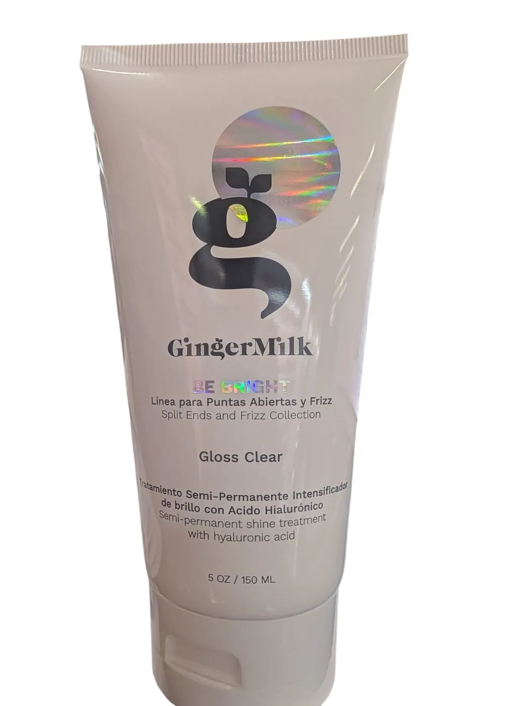 GINGER MILK BE RIGHT GLOSS CLEAR  5oz 