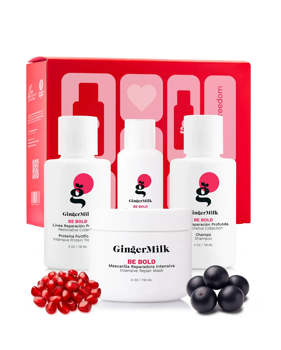 GINGER MILK TRAVEL KIT BE BOLD