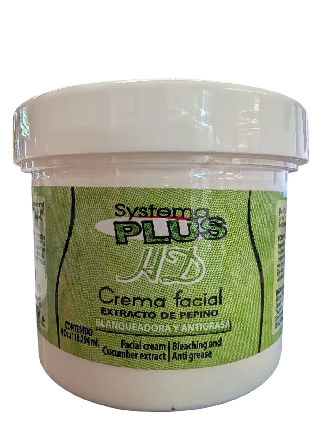 SYSTEMA HD CREMA FACIAL 4 OZ