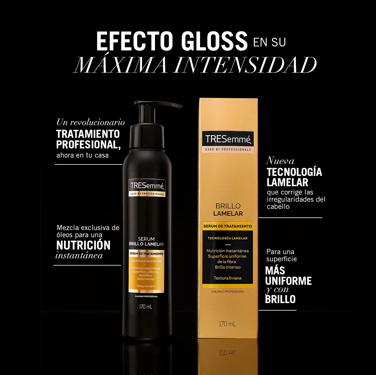 TRESEMME SERUM BRILLO LAMELAR 170ML
