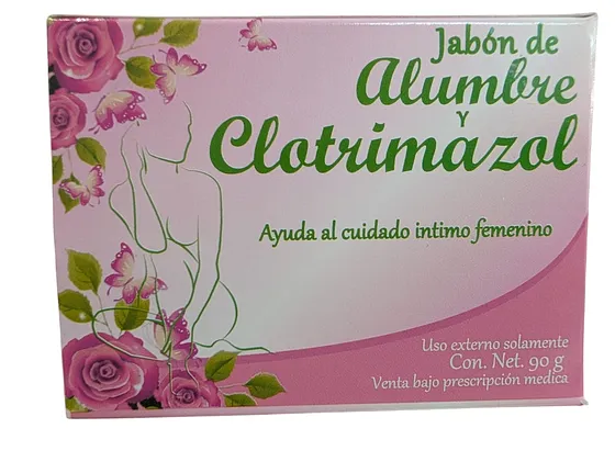 JABON CLOTRIMAZOL+ALUMBRE 90GR