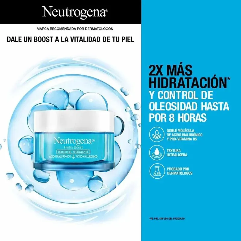 NEUTROGENA HYDRO BOOST GEL HIDRATANTE ACIDO HIALURONICO 50G