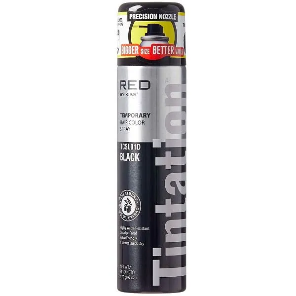 RED KISS HAIR SPRAY COLOR NEGOR 6OZ