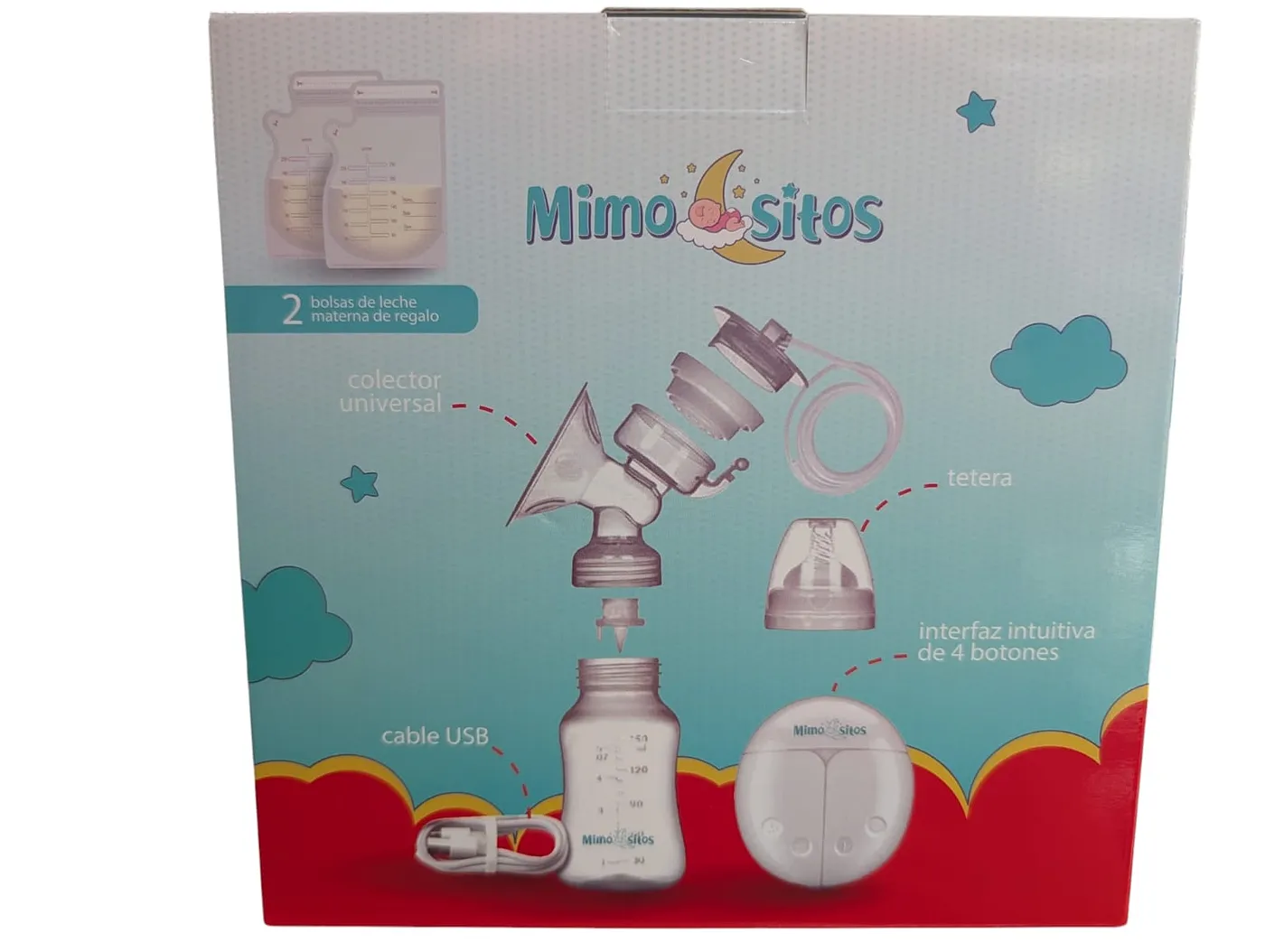 DOBLE EXTRACTOR LECHE MIMOSITOS
