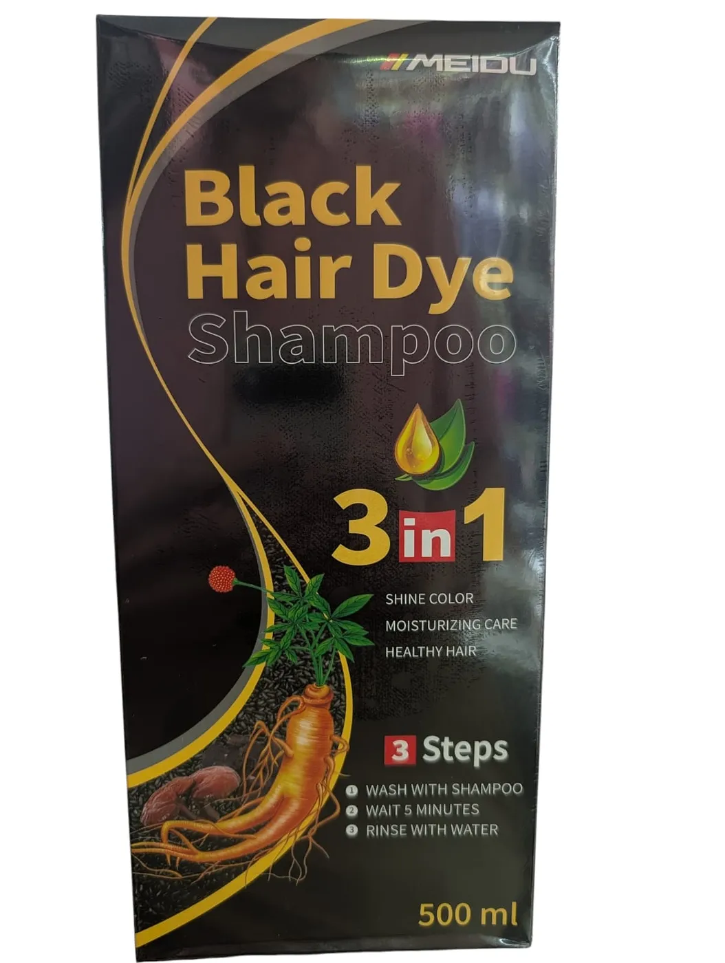 HAIR DYE SHAMPOO 3EN1 500ML C-1 NEGRO