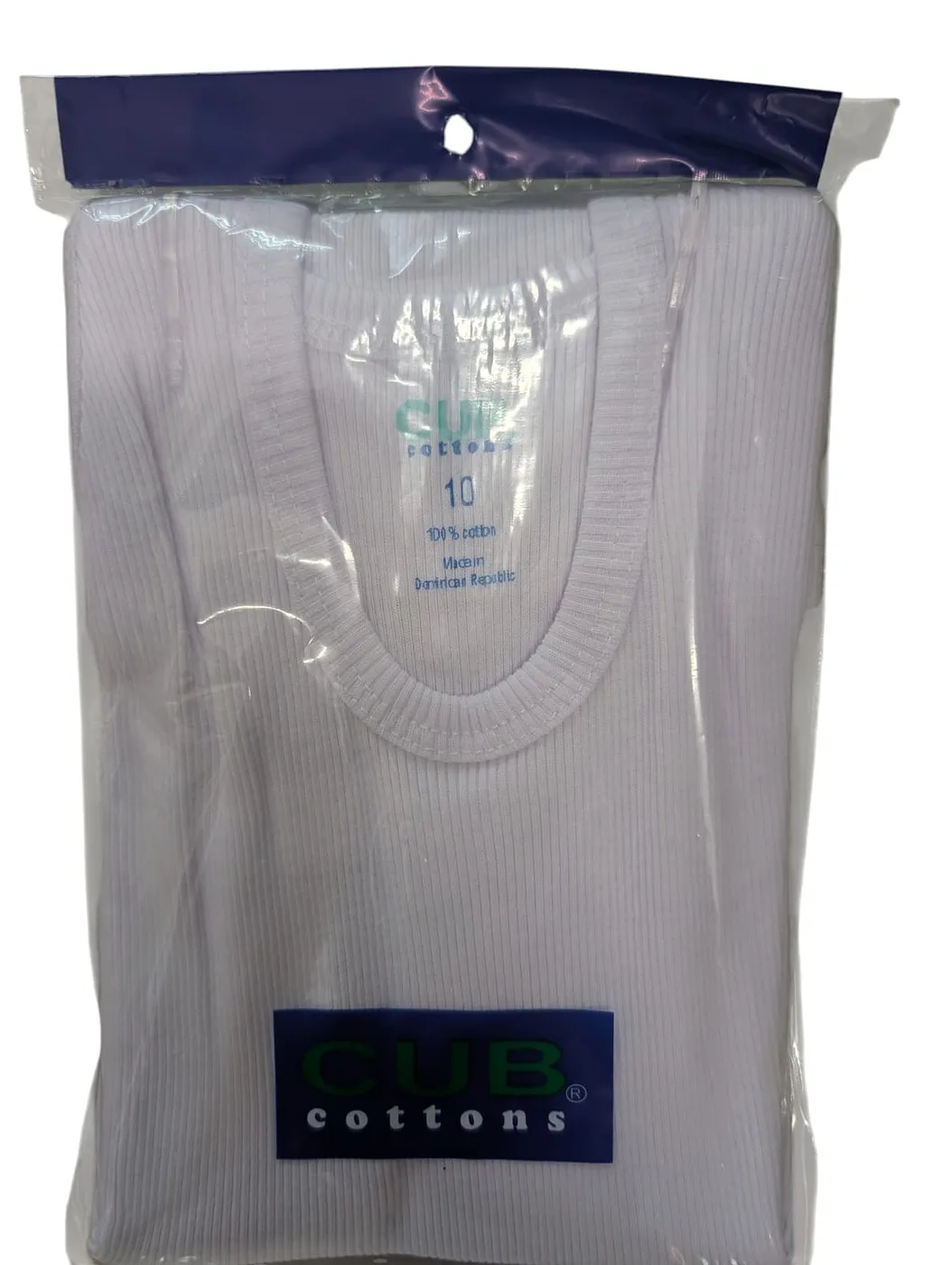 CAMISILLA CUB COTTONS BLANCO #10