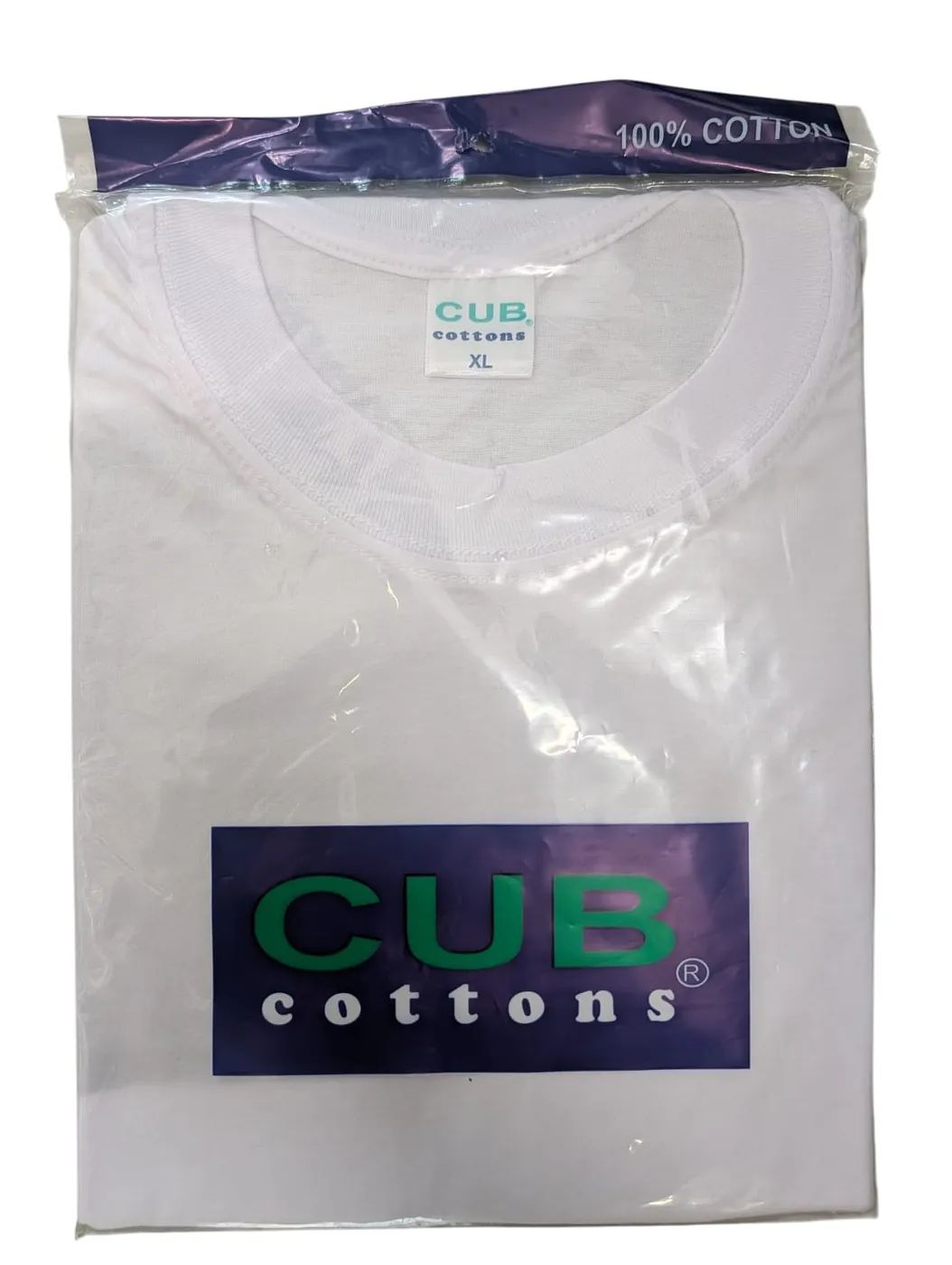 CAMISETA CR CUB COTTONS BLANCO XL