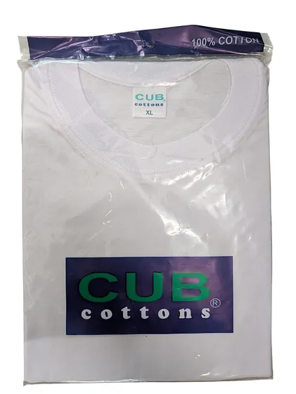 CAMISETA CR CUB COTTONS BLANCO XL