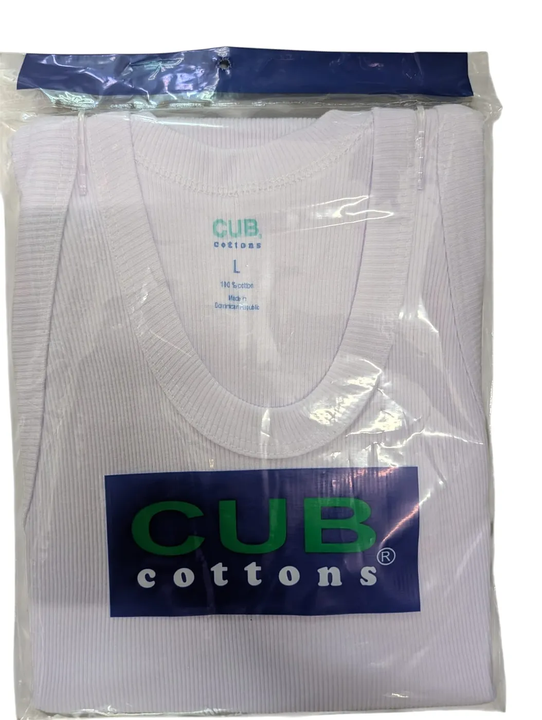 CAMISILLA CUB COTTONS BLANCO L