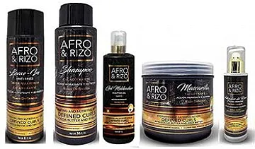 BOLSO 5 PRODUCTOS AFRO & RIZO 16 OZ
