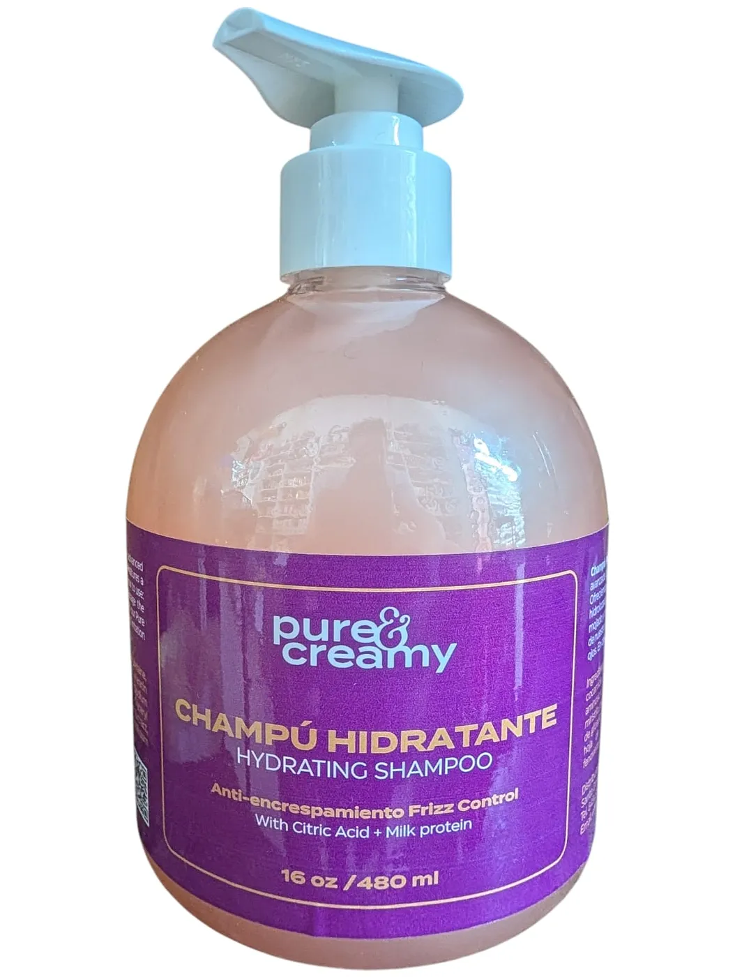 PURE & CREAMY SHAMPOO HIDRATANTE 16oz