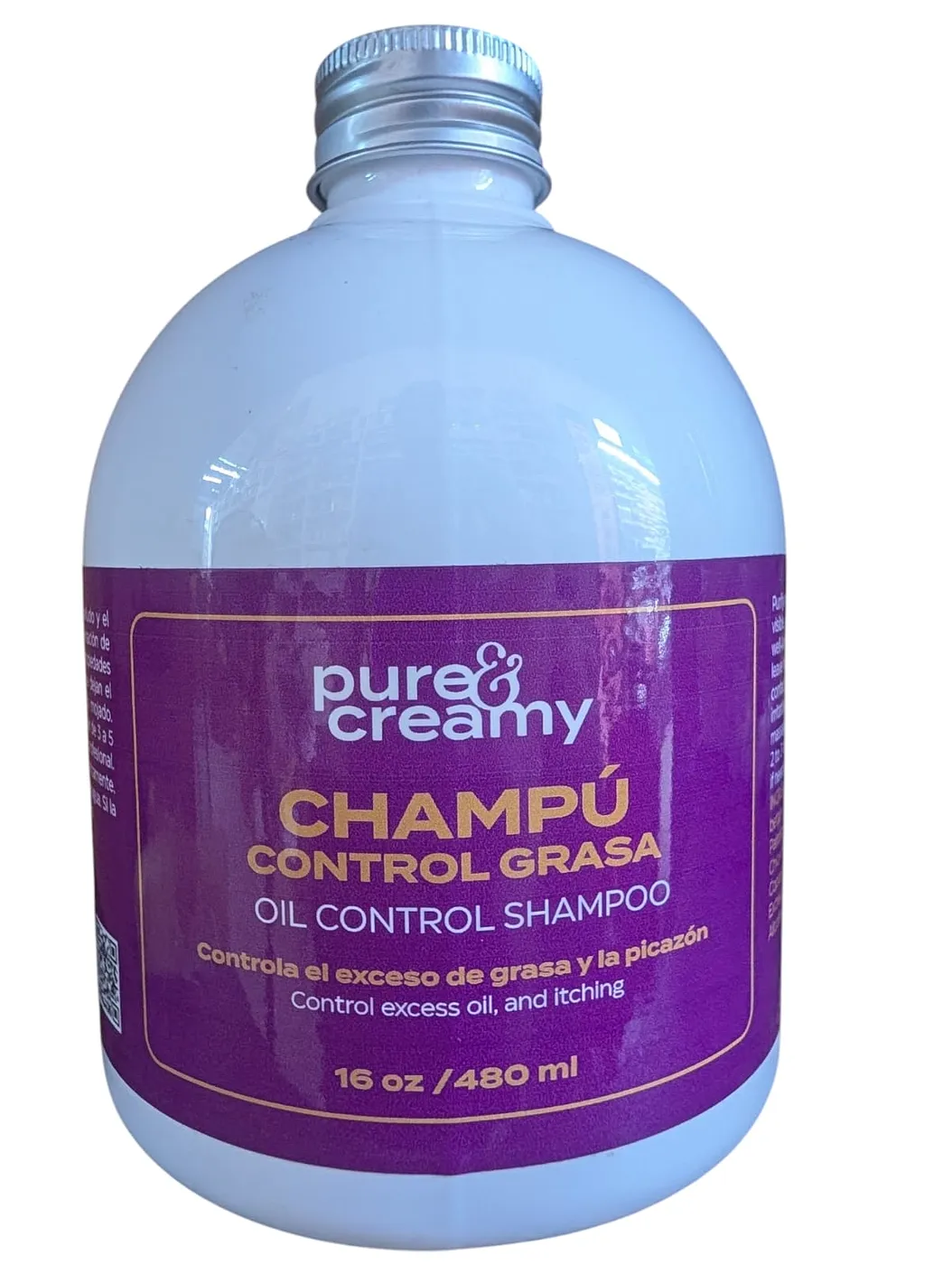 PURE & CREAMY SHAMPOO CONTROL GRASA 16oz