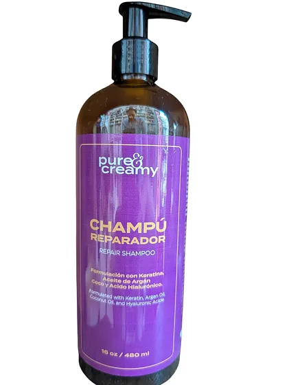 PURE & CREAMY SHAMPOO REPARADOR 16oz