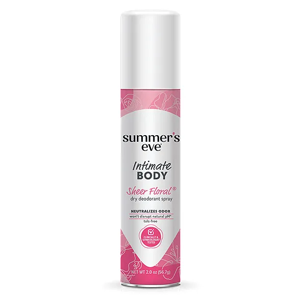 SUMMERS EVE INTIMATE BODY SHEER FLORAL 2 OZ