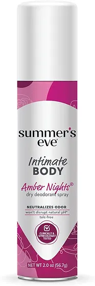 SUMMERS EVE INTIMATE BODY AMBER NIGHTS 2 OZ