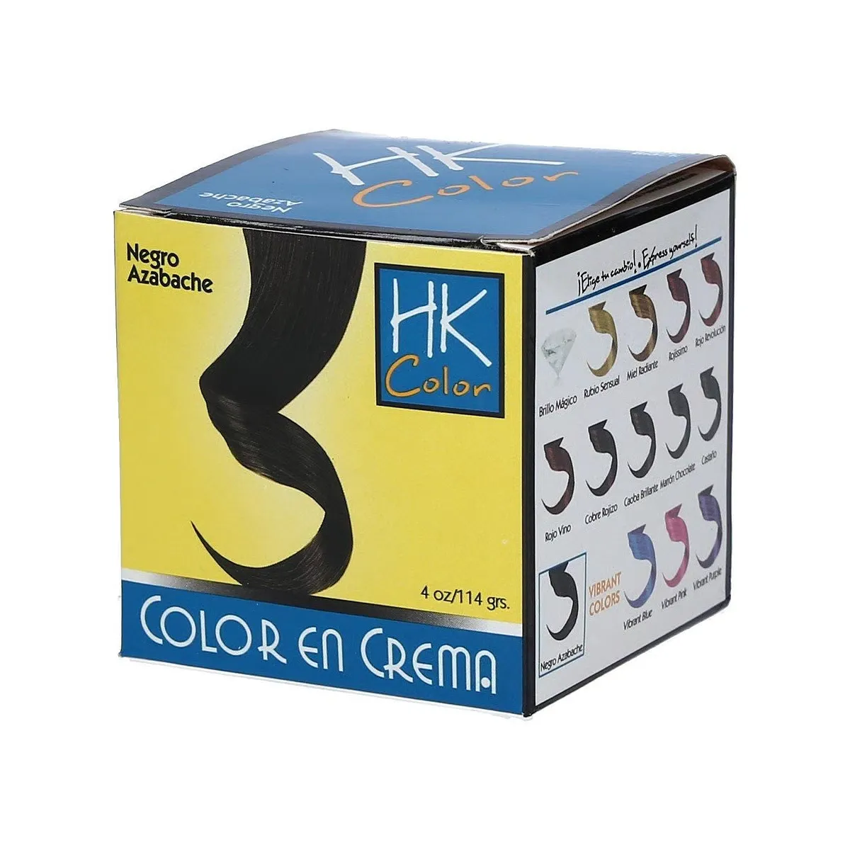 COLOR CREAM HK NEGRO AZABACHE 4oz