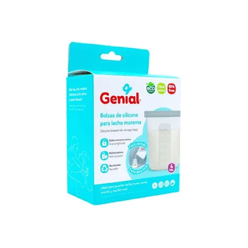 BOLSAS DE SILICONA PARA LECHE MATERNA 4UNDS
