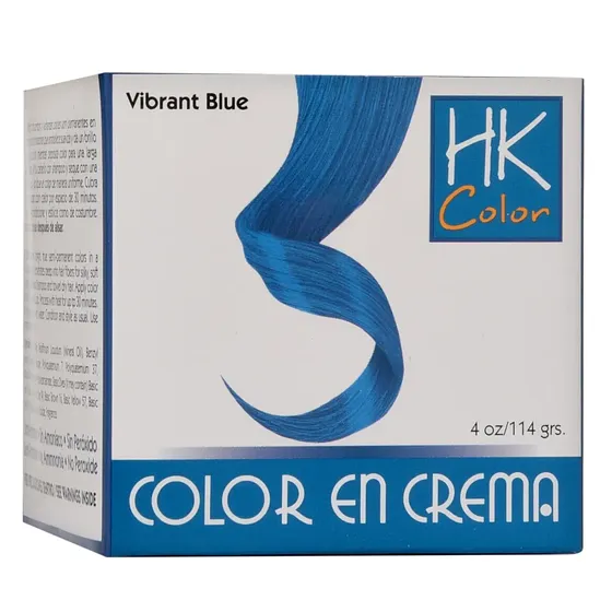 COLOR CREAM HK VIBRANT BLUE 4OZ