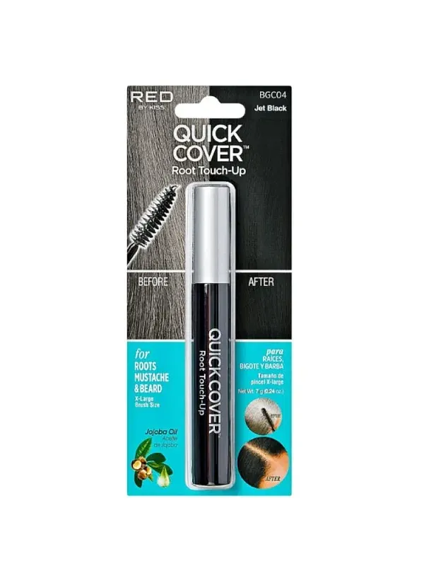 RED BY KISS QUICK COVER JET BLACK BGC04