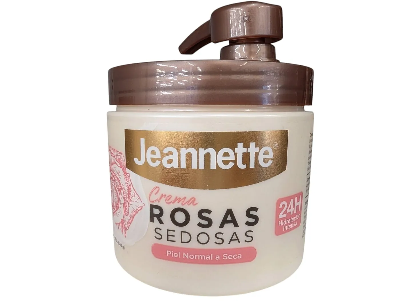 JEANNETTE CREMA ROSAS SEDOSAS 16oz