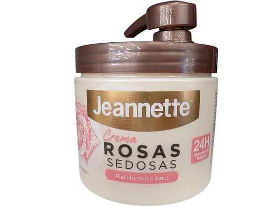 JEANNETTE CREMA ROSAS SEDOSAS 16oz