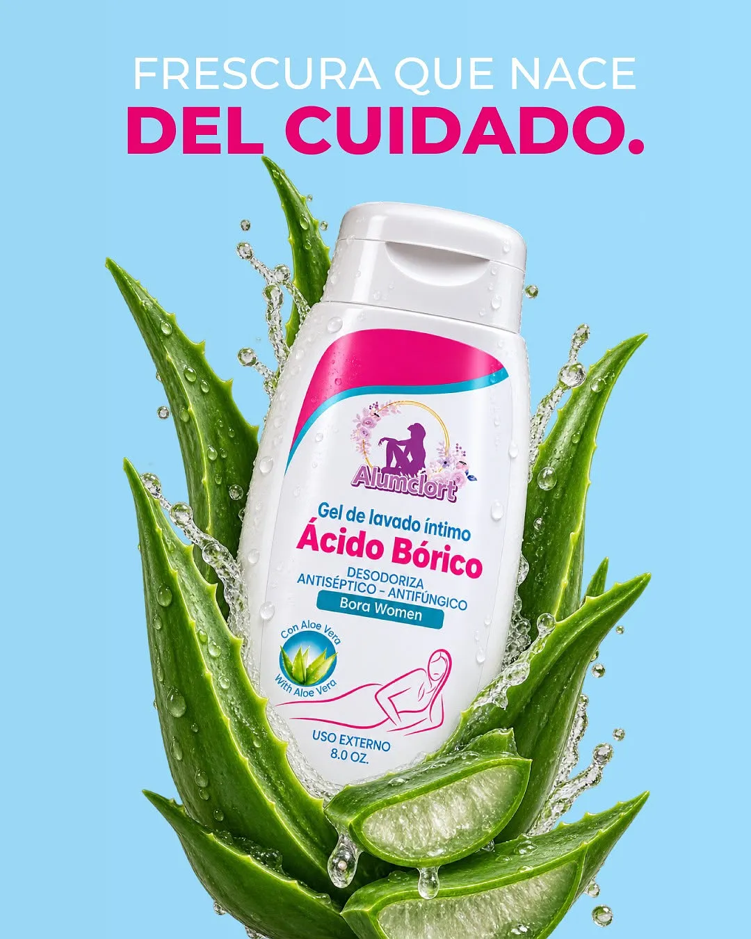 ACIDO BORICO BORAWOMEN GEL INTIMO 8oz