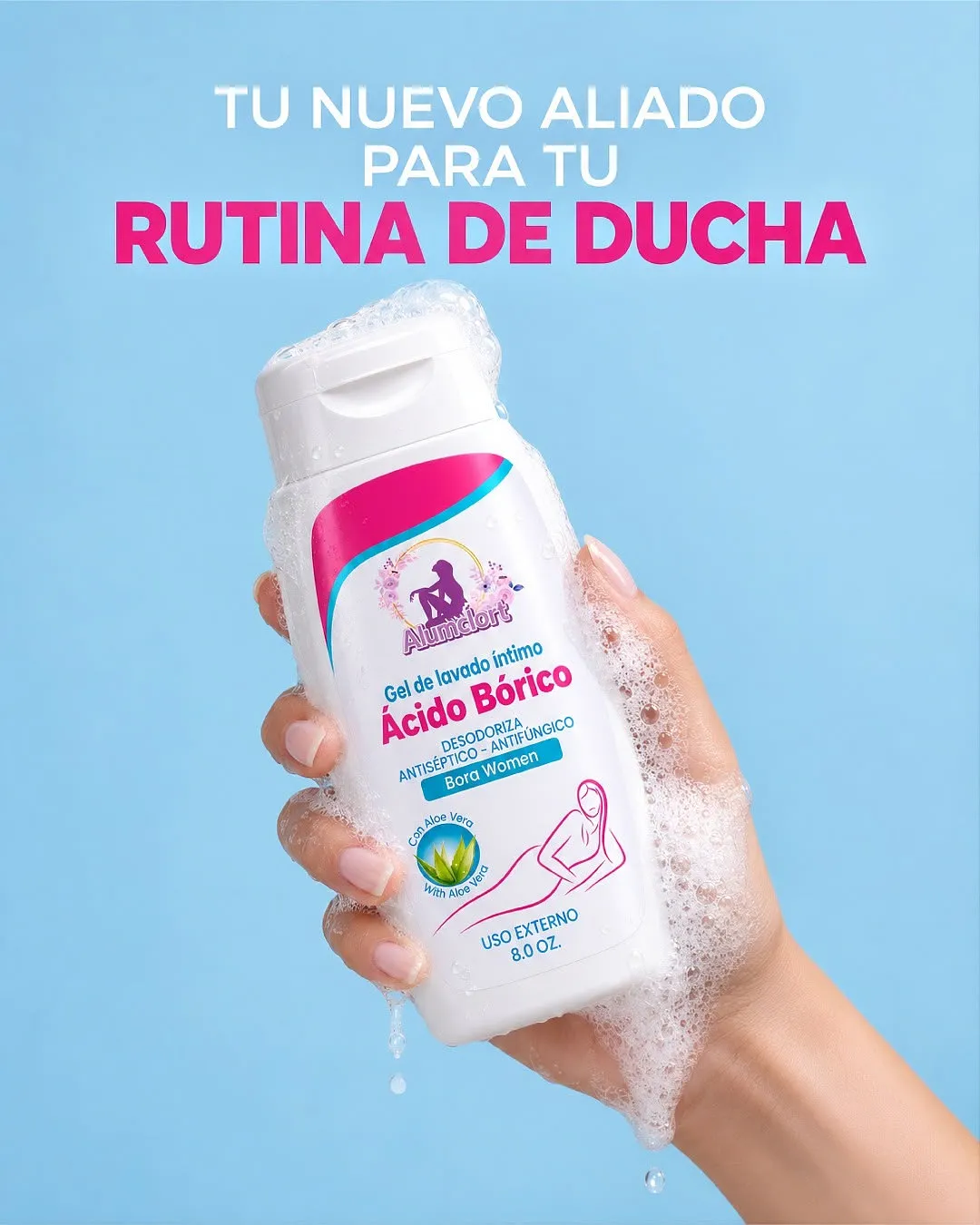 ACIDO BORICO BORAWOMEN GEL INTIMO 8oz