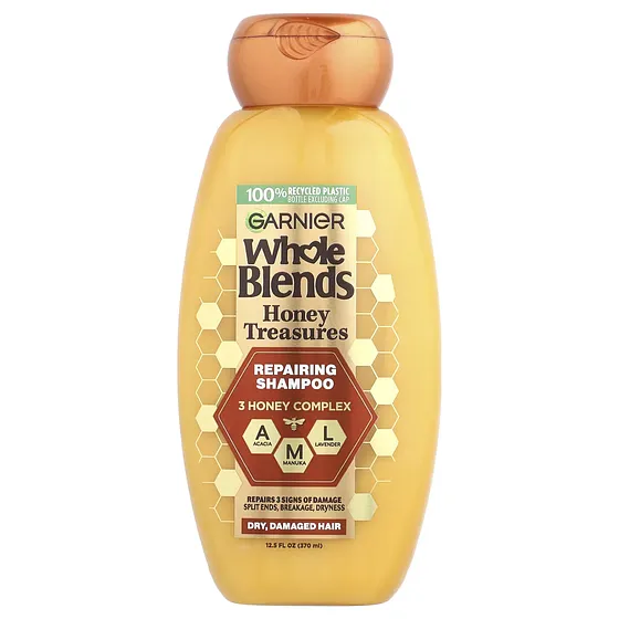 WHOLE BLENDS SHAMPOO HONEY TREASURES 12.5oz