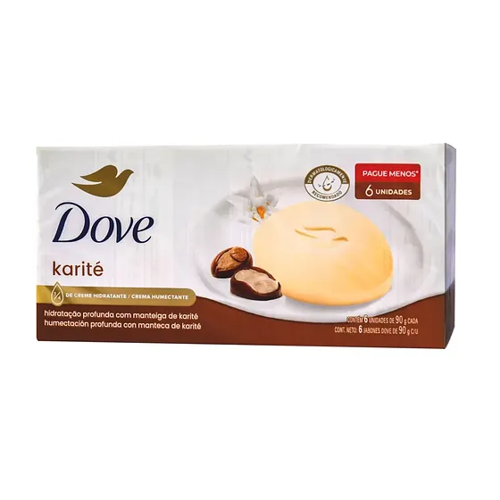 DOVE JABON  KARITE 6PACK