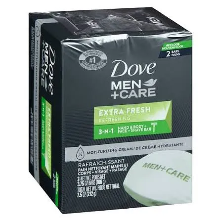 DOVE JABON EXTRA FRESH 2PACK