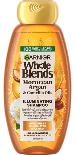 WHOLE BLENDS SHAMPOO MOROCCAN ARGAN & CAMELLIA OILS 12.5OZ