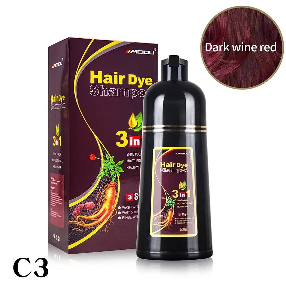 HAIR DYE SHAMPOO 3EN1 500ML C-3 DARK WINE RED