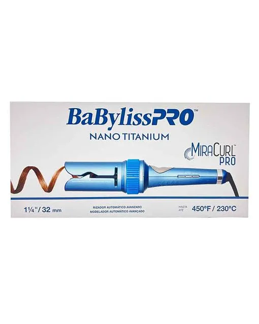 BABYLISSPRO NANO TITANIUM MIRACURL  1 1/4 450F