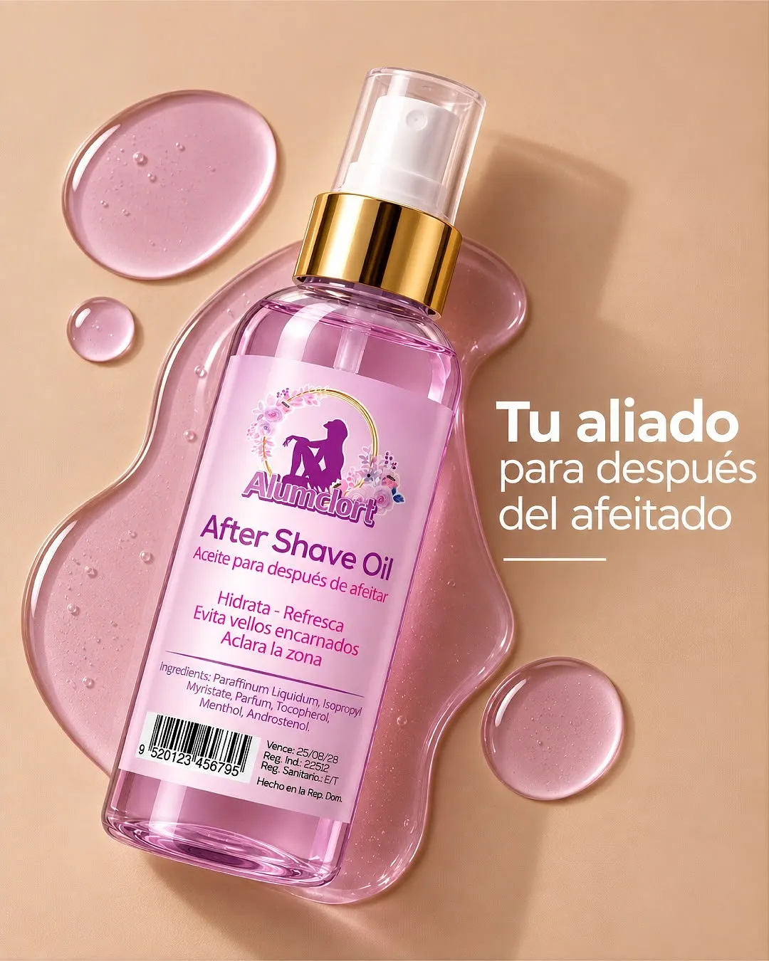 AFTER SHAVE OIL ALUMCLORT 50ML