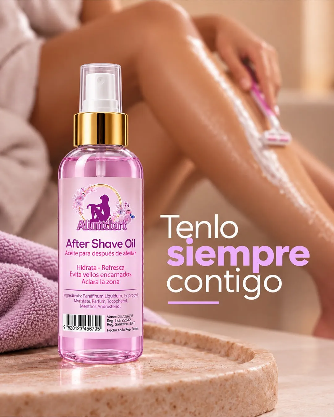 AFTER SHAVE OIL ALUMCLORT 50ML