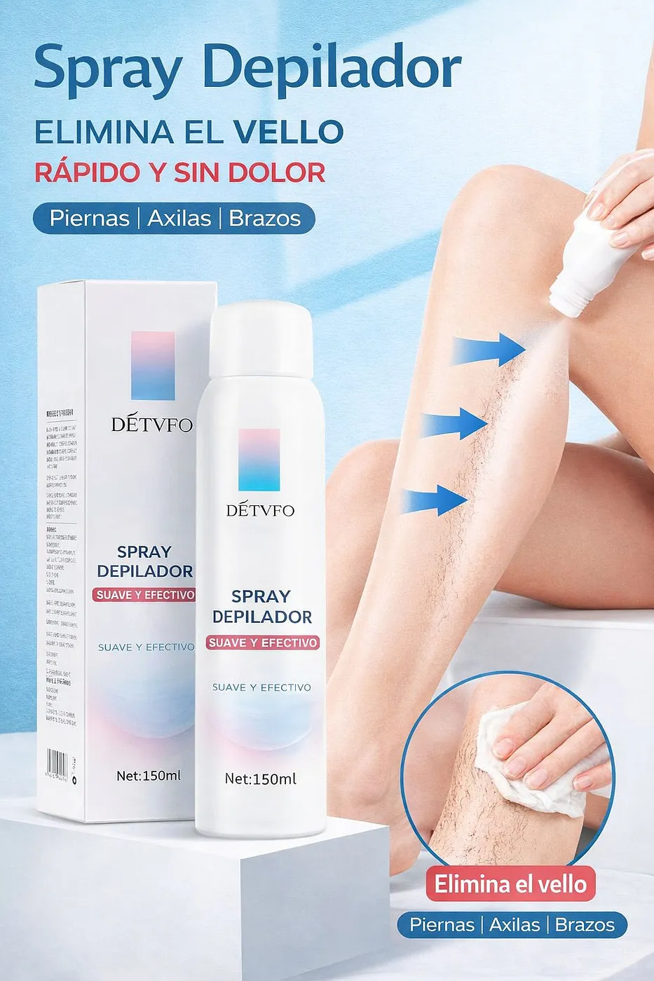DETVFO SPRAY DEPILADOR 