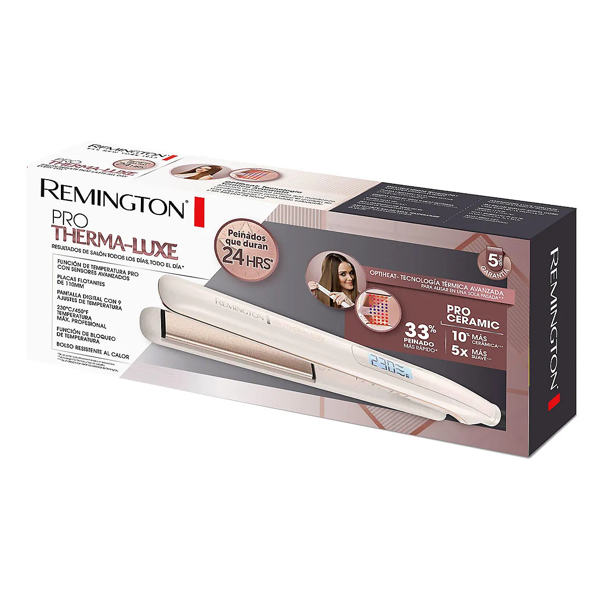 REMINGTON PLANCHA PRO THERMA-LUXE S9100F 450F