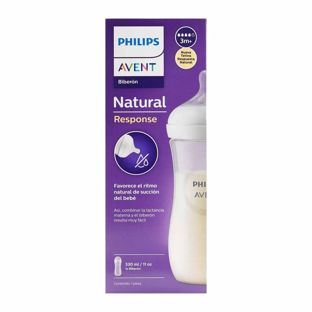 BIBERON AVENT NAT RESPONSE 11 OZ 3M+
