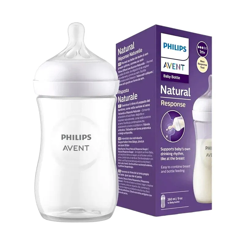 BIBERON AVENT NAT 9 OZ 1M+