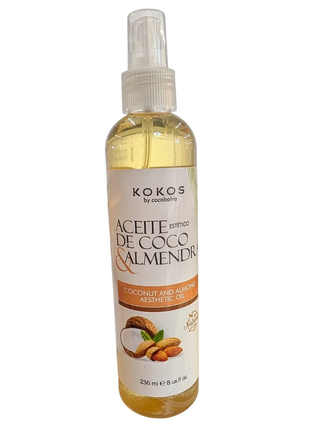 KOKOS ACEITE ESTETICO COCO Y ALMENDRA 8 OZ