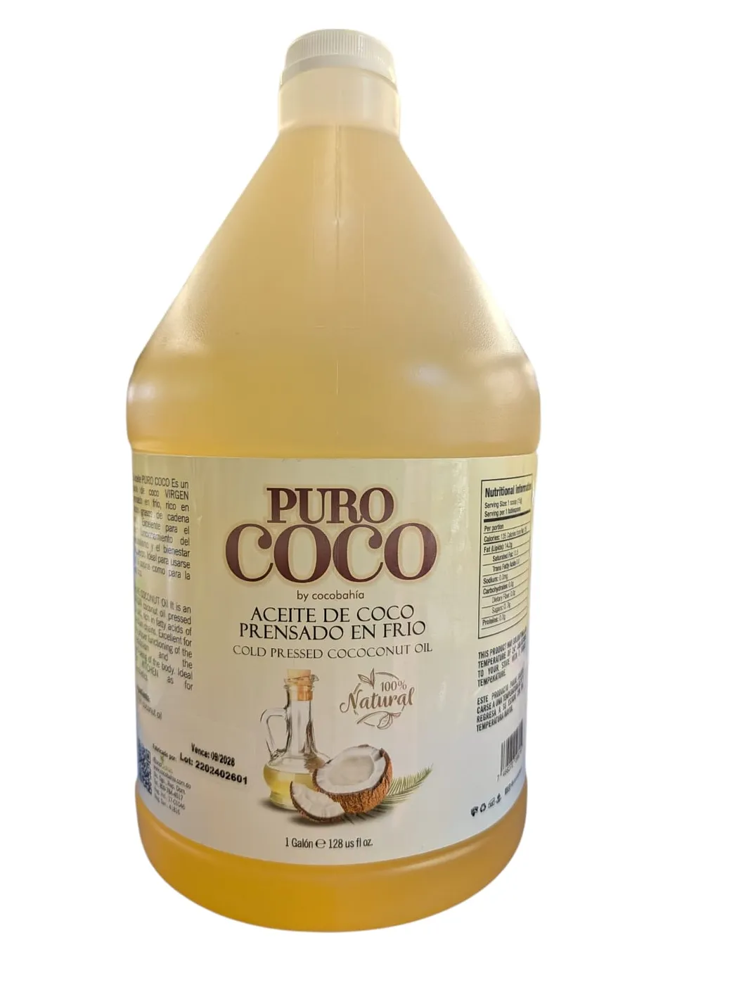 COCOBAHIA ACEITE COC VIRGEN PURO COCO GALON