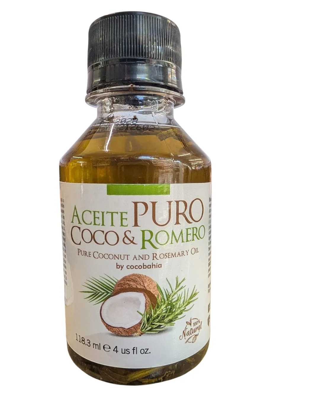COCOBAHIA ACEITE PURO 4oz COCO ROMERO